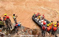 त्रिशूलीमा बेपत्ताकाे खोजीमा बिहानैदेखि जुटे गोताखोर सहितको टोली