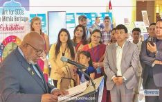 राष्ट्रसङ्घ मुख्यालयमा मिथिला कला
