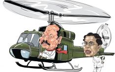 Excessive use of Air Force helicopters by MR and Sirisena revealed