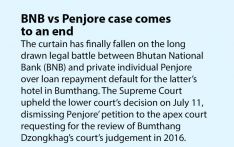 BNB vs Penjore case comes to an end
