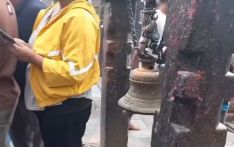 दोलखाको भीमेश्वरलाई पसिना, अनिष्टको संकेत भन्दै पूजापाठ