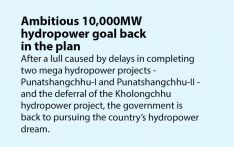 Ambitious 10,000MW hydropower goal back in the plan