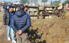 18 injured in Bijauri bus accident