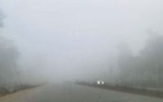 Dense fog makes driving challenging in Tarai