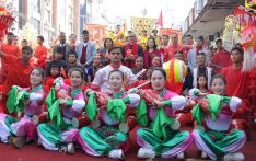 Chinese New Year Parade Conducted in Kathmandu’s Thamel