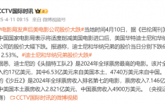 中方宣布将减少美国影片进口后，美电影公司股价大跌