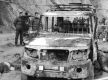 Four persons dead, two injured when running Bolero jeep catches fire