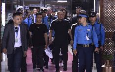 Photo Feature: Brazilian football legend Roberto Carlos arrives in Nepal