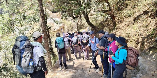 700 tourists arrive in Sagarmatha region in a single day