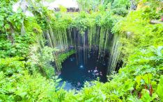 探秘墨西哥“水中水洞中洞”