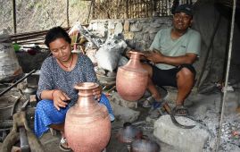 A blacksmith forges life out of metals and hope