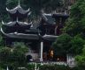 Qinglong Cave Complex: ancient buildings on cliff in China's Guizhou