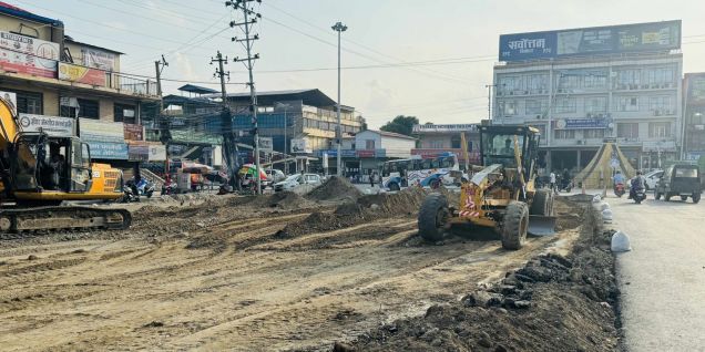 Butwal–Narayangadh Road one-way blacktopping at final phase