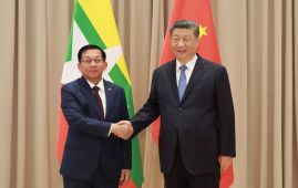 Xi, Myanmar leader exchange congratulations on 75th anniversary of diplomatic ties