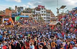 रोपाइँअघि पनौतीमा हिलेजात्रा
