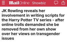 JK·罗琳参与剧版《哈利·波特》剧本创作