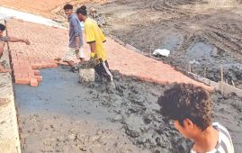 Restoration of Saptapatal Pokhari underway