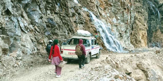 Humla district connected to national road network