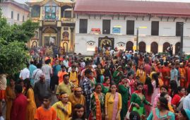 All four doors of Pashupatinath temple open