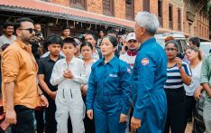 चलचित्र ‘एक्लो’ को भव्य सेटअपमा दृश्य छायांकन
