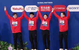 China secures diving mixed team gold at World Aquatics Championships