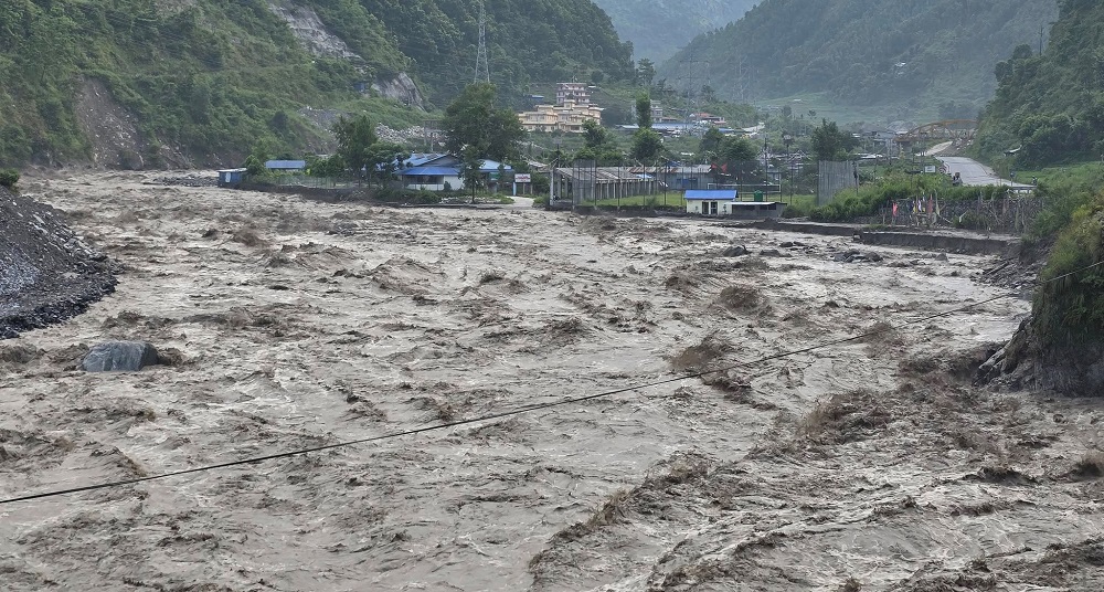 bhotekoshi river flood
