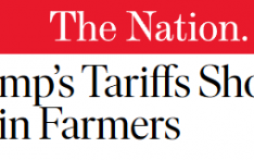 【世界说】美媒：关税引发连锁反应，美国农业从农场到社区遭遇系统性冲击
