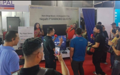 CG电子跨界亮相车展 推出尼泊尔首台卡拉OK QLED电视