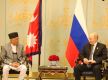 Prime Minister Oli holds bilateral meeting with Russian President Putin 