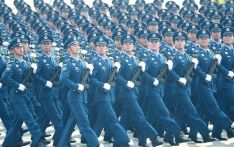 中国举行盛大阅兵式