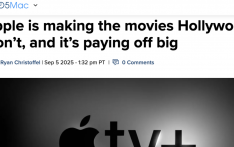 外媒：苹果正在制作好莱坞不愿制作的电影，而且回报丰厚
