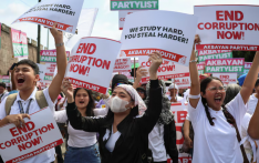 Protesters in Philippines clash with police in rallies against corruption