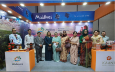 马尔代夫在达卡2025亚洲旅游博览会上展示旅游产品