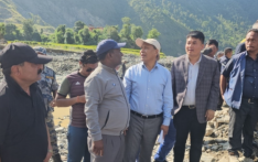Minister Ghising directs speedy repair of BP Highway
