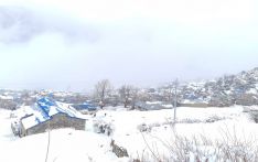 हिमपातले हुम्लाको न्यालु सडक बन्द