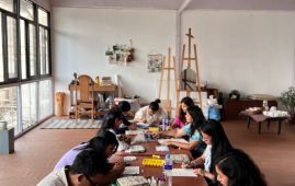 At Kalashala’s open studio, everyone is an artist