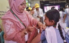 孟加拉国启动全国范围内针对5000万儿童的伤寒疫苗接种行动