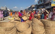 छठ पर्वमा चोयाको व्यापारले बजारमा नयाँ रौनक