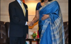 印度外长苏杰生会见斯里兰卡总理阿马拉苏里亚，后者盛赞印度在经济危机期间的支持