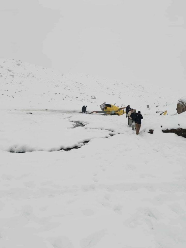 Altitude Air helicopter crashes in Lobuche, pilot safe