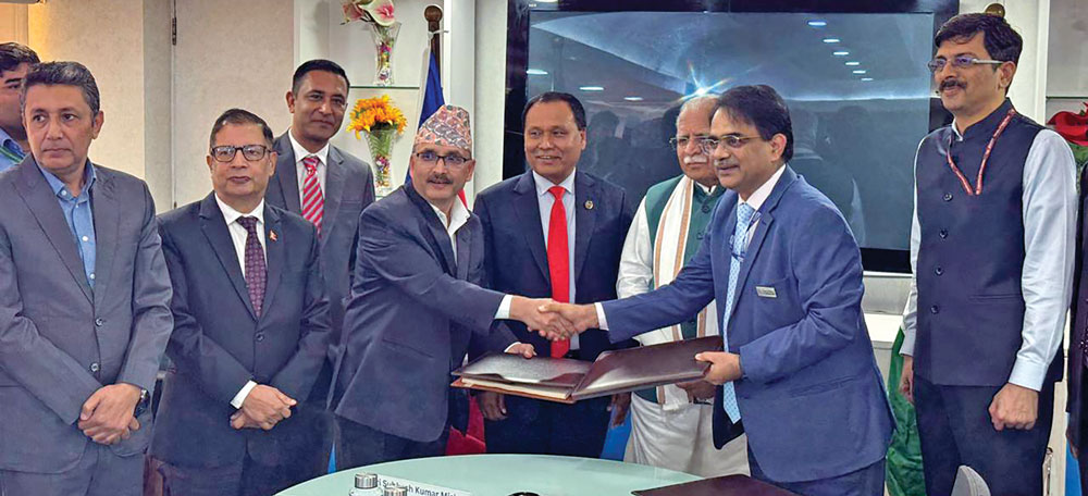 Nepal, India sign accords to construct two cross-border transmission lines