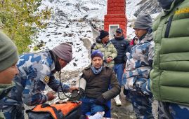 APF reaches Muktinath Temple to provide medical care to tourists