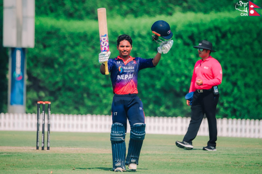Paudel scores historic ton in Nepal’s 5-wicket defeat to UAE