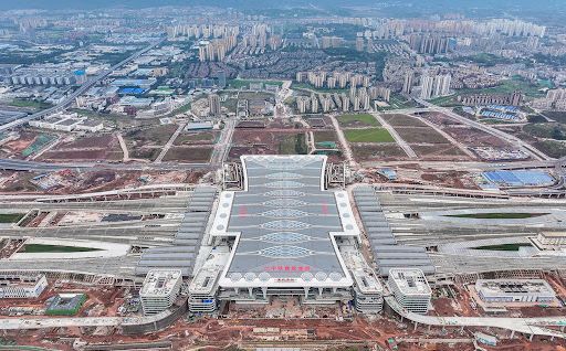 阿根廷媒体：这座中国火车站相当于170个足球场