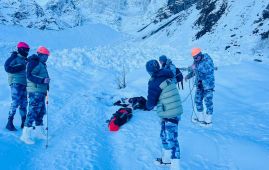 मनाङमा बेपत्ता दुई भारतीय नागरिकको शव फेला