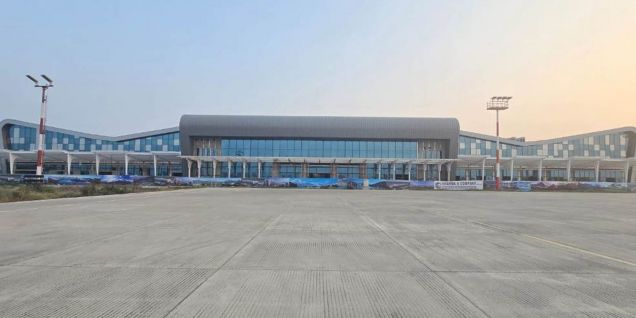 निर्धारित समयभन्दा अगावै तयार भयो राँझा विमानस्थलको नयाँ टर्मिनल भवन