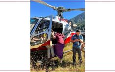 उत्तरी गोरखाबाट सुत्केरी र शिशुको उद्धार