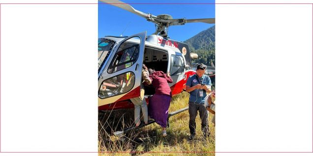 उत्तरी गोरखाबाट सुत्केरी र शिशुको उद्धार