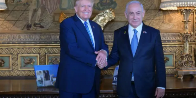 ट्रम्पलाई इजरायल शान्ति पुरस्कारबाट सम्मानित गर्दै नेतन्याहु