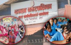 पाँच महिनादेखि तलब नपाएपछि शिक्षक धर्नामा, विद्यालय बन्द